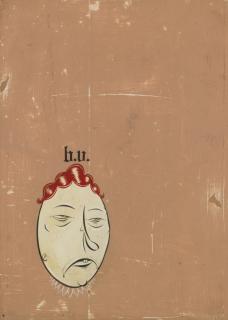 Barry McGee - Untitled (B.V. Red Hair)