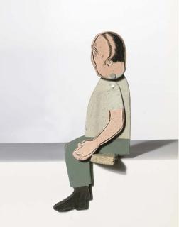 Barry McGee - Untitled (Nodding Figure)