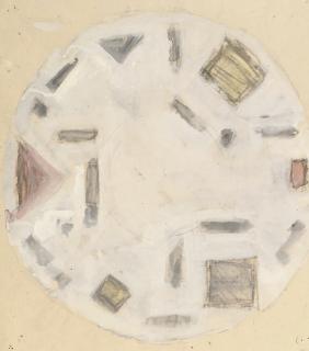 Bart van der Leck - A design for a plate