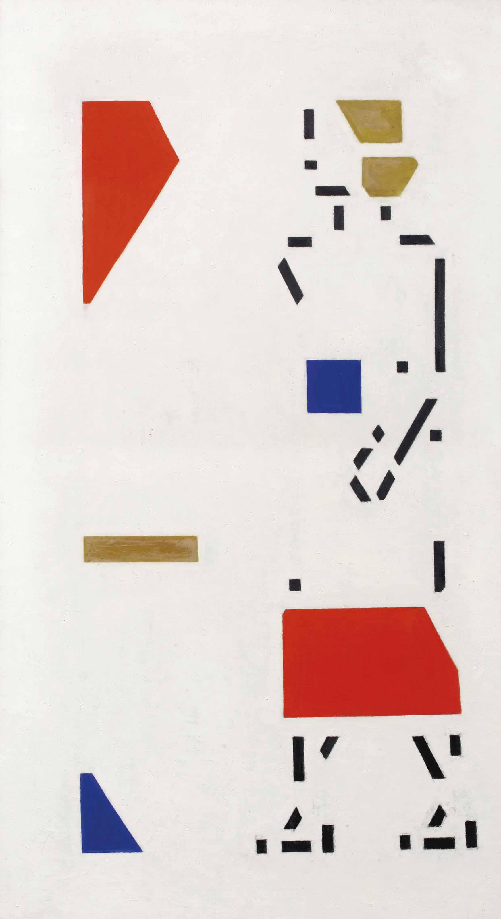 Bart Van Der Leck - A Female Figure