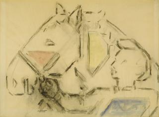 Bart Van Der Leck - Boerenjongen Paard Leidend (Studie) (Farmboy Leading A Horse (Study))