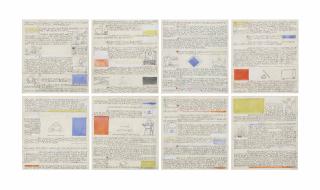 Bart van der Leck - Eight Designs For Het Vlas (The Flax)