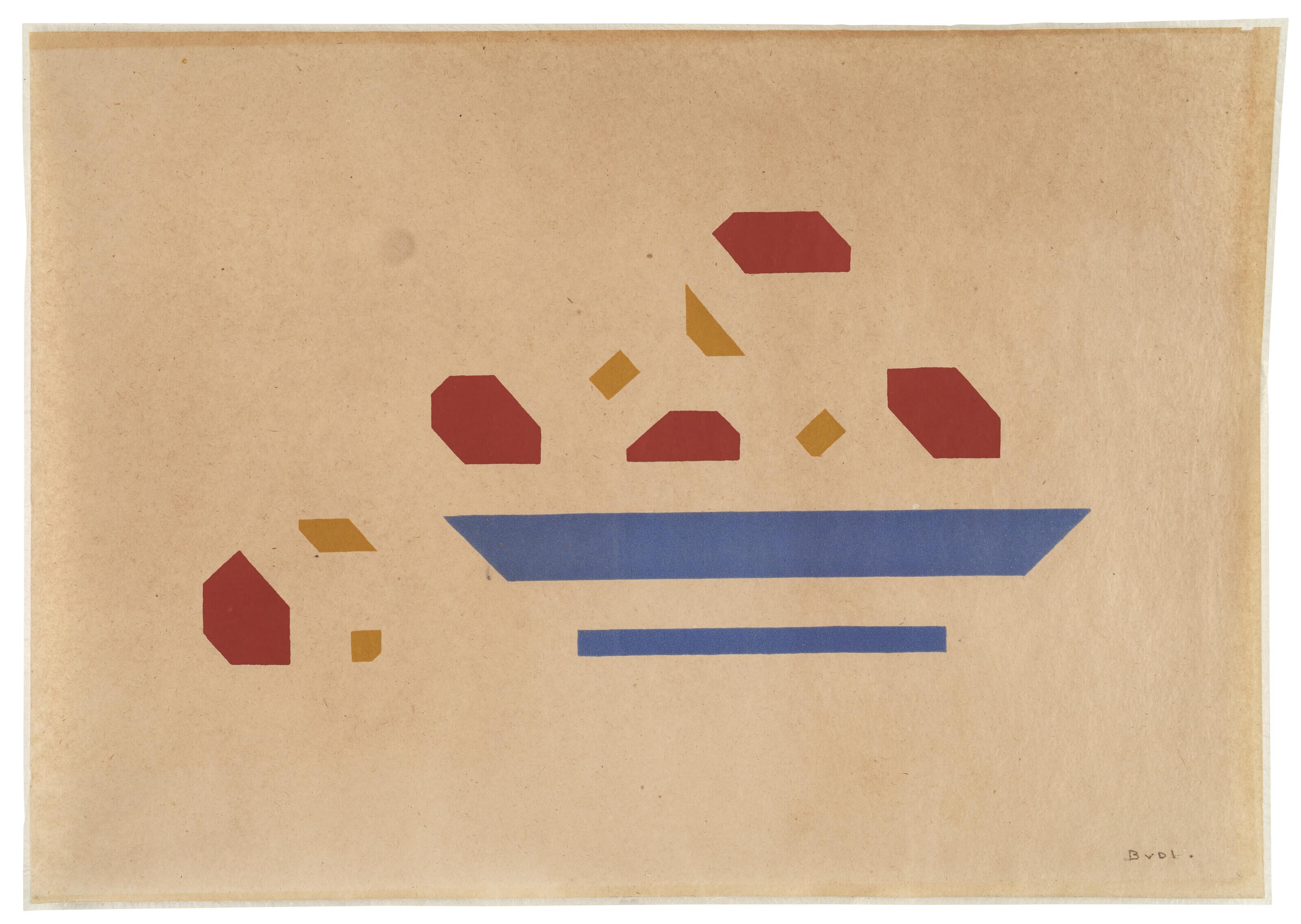 Bart Van Der Leck - Fruitmand