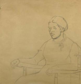 Bart Van der Leck - Portrait of Noor