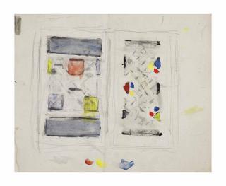 Bart Van Der Leck - Study for a tapestry