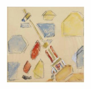 Bart Van Der Leck - Study for The Haymaker