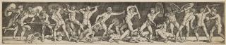 Barthel Beham - Battle of Eighteen Nude Men (Bartsch 16; Pauli 25)