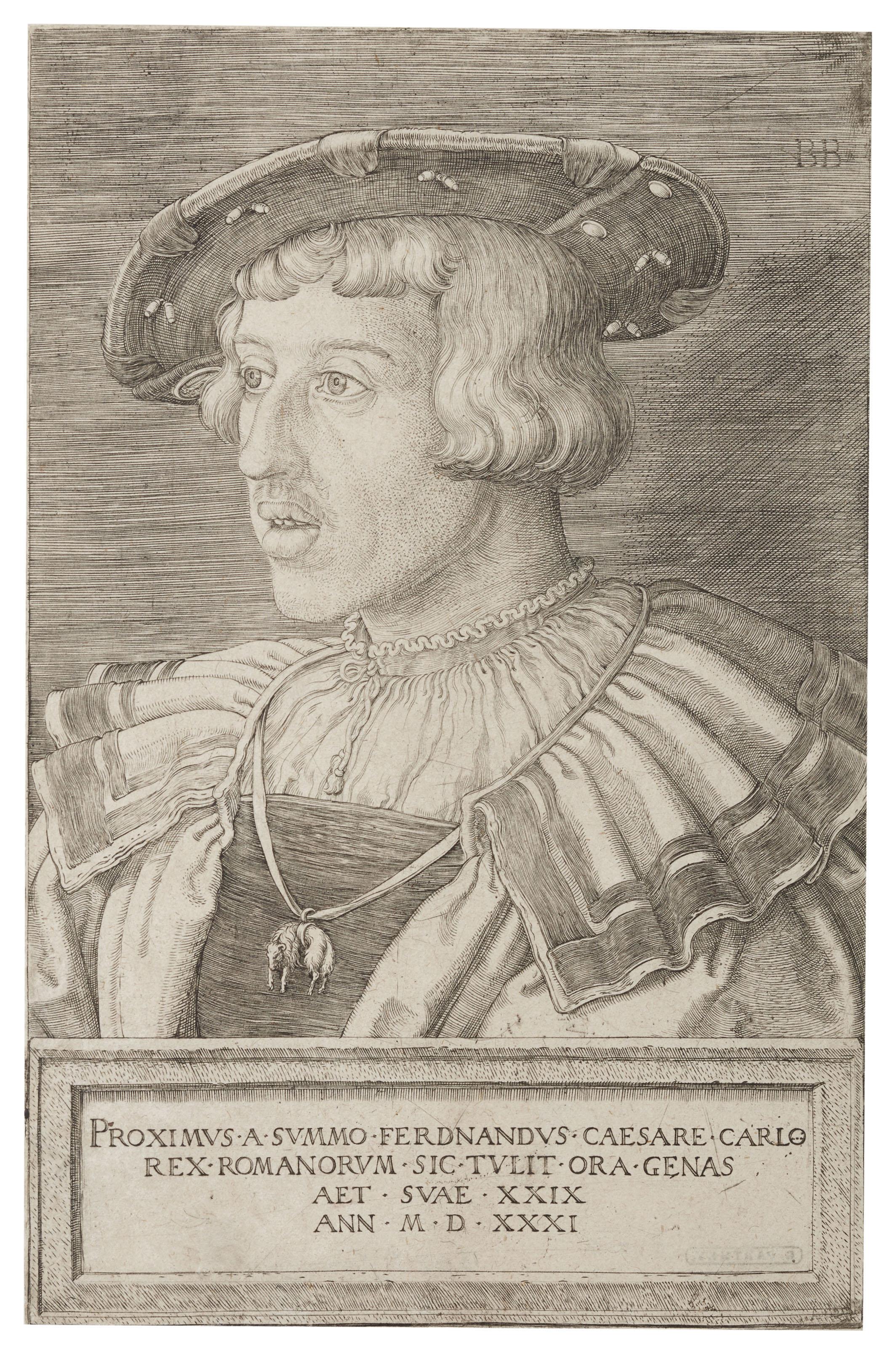 Barthel Beham - Emperor Ferdinand I