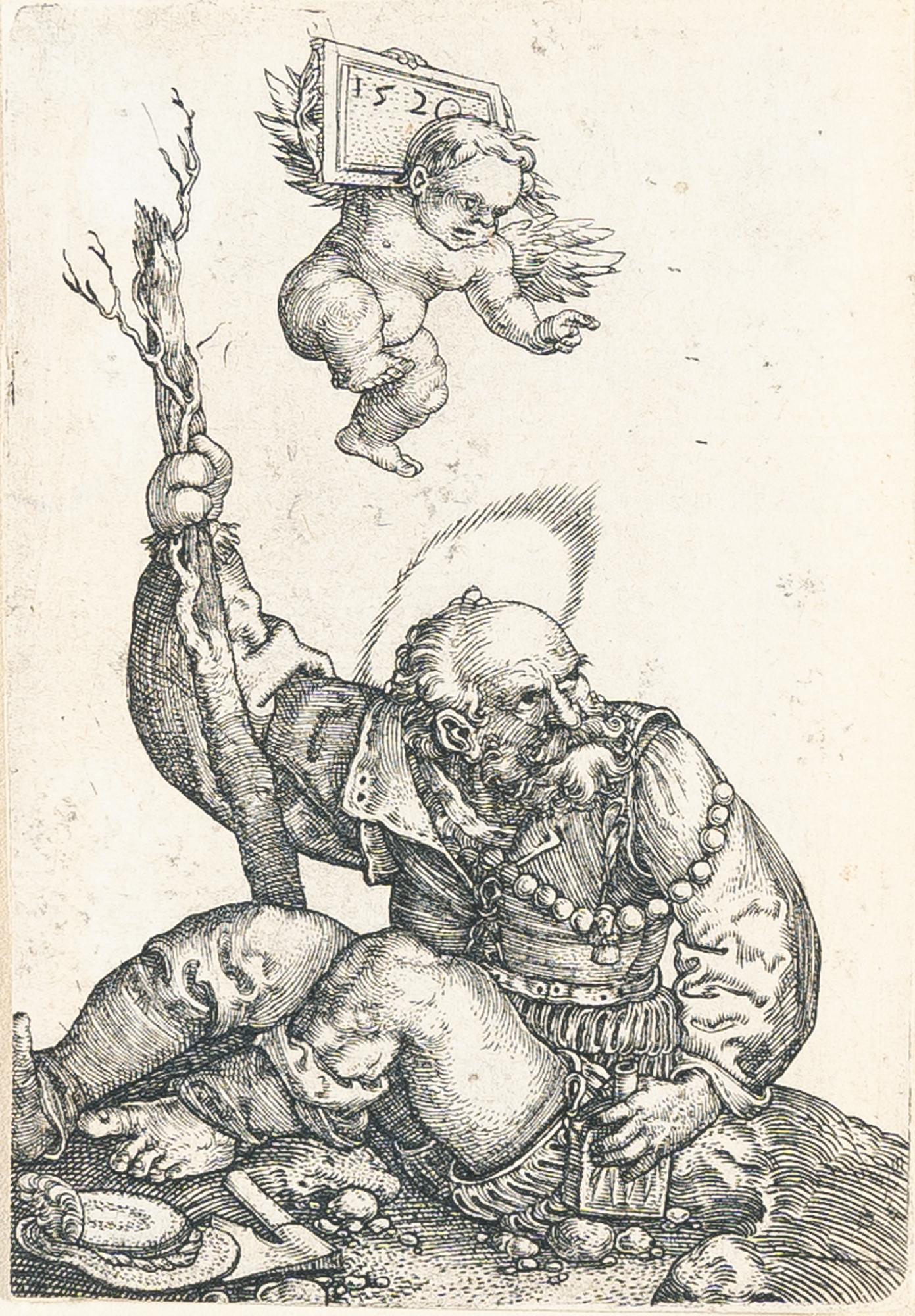 Barthel Beham - Heiliger Christophorus