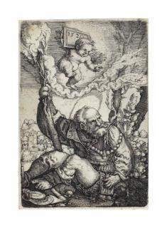 Barthel Beham - Saint Christopher