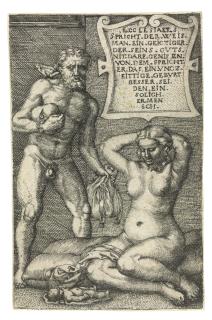 Barthel Beham - The Miser and the Miscarriage