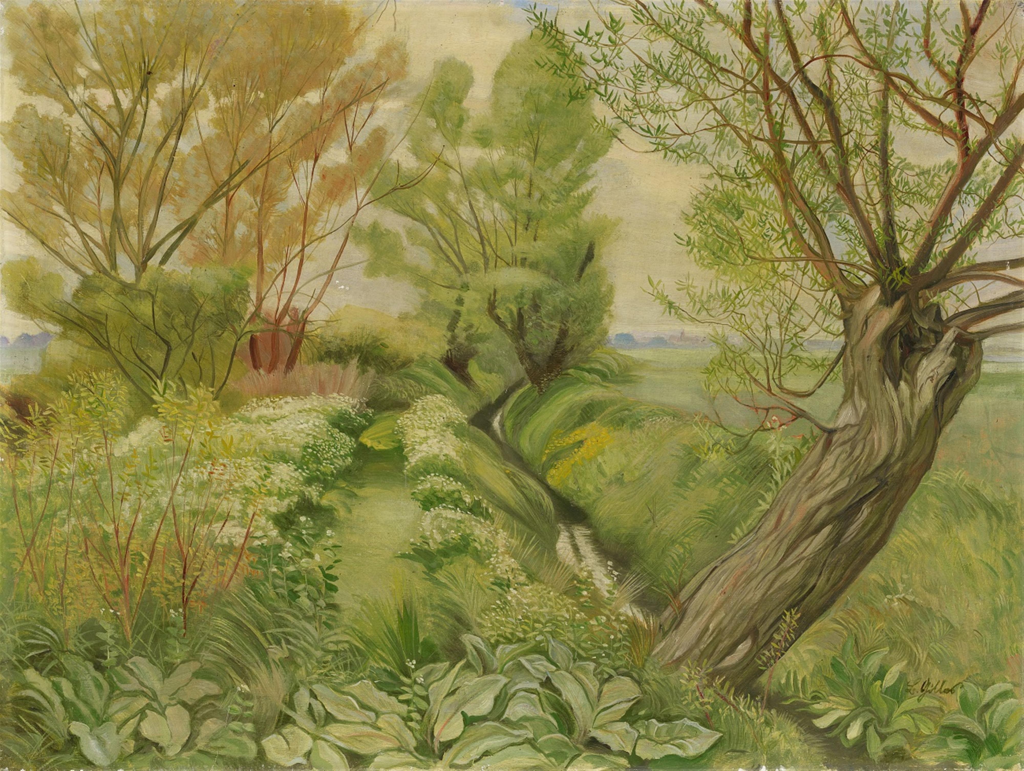 Barthel Gilles - Neues Werden im Vergehen - Frühlingslandschaft