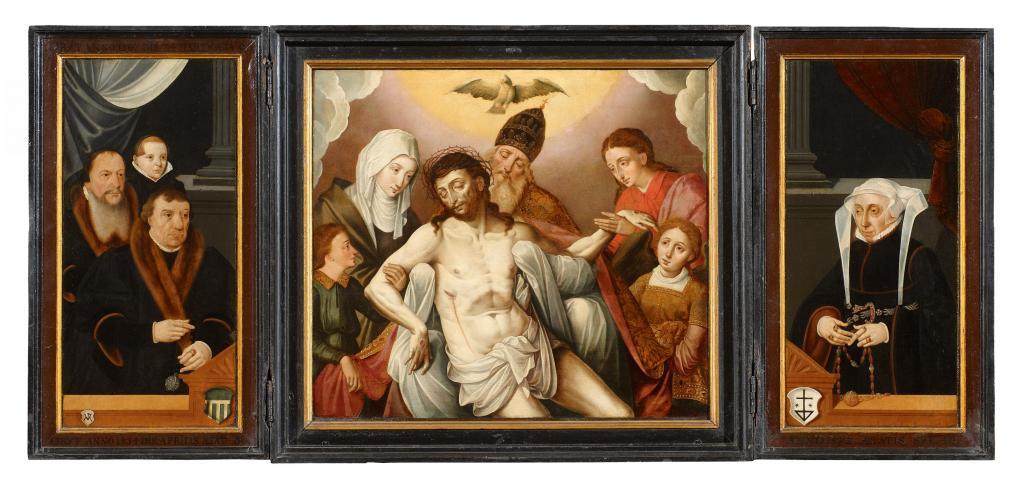 Bartholomäus d. J. Bruyn - Triptychon mit Kölner Stifterporträts