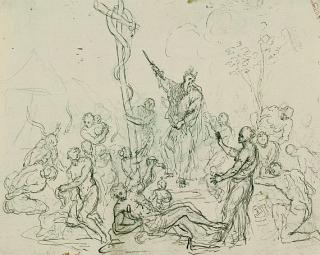 Bartholomäus Ignaz Weiss - Moses errichtet die Eherne Schlange
