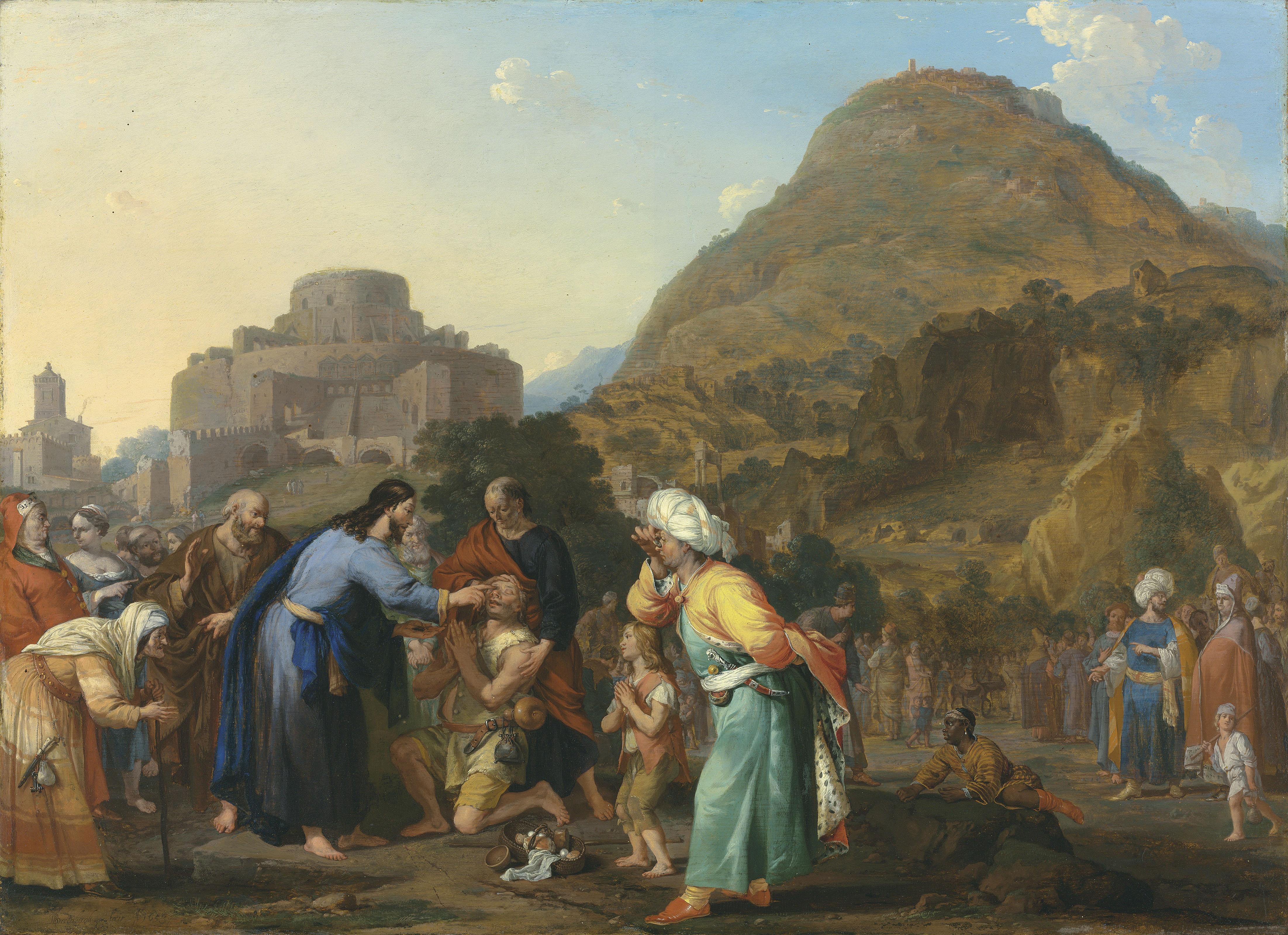 Bartholomeus Breenbergh - Christ Healing The Blind