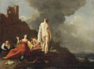 Bartholomeus Breenbergh - Diana And Her Nymphs Bathing