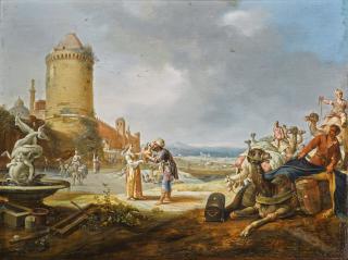 Bartholomeus Breenbergh - Elijah And Rebecca At The Well