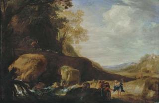 Bartholomeus Breenbergh - Landscape With Mercury, Argus And Io