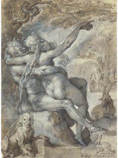 Bartholomeus Spranger - The Temptation of Adam