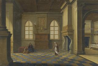 Bartholomeus Van Bassen - Christ In The House Of Mary And Martha