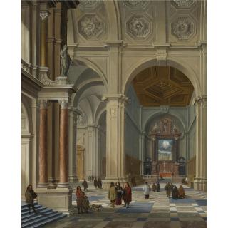 Bartholomeus van Bassen - Interior Of A Vaulted Church