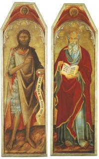 Bartolo Di Fredi Cini - Saint John the Baptist; and Saint John the Evangelist