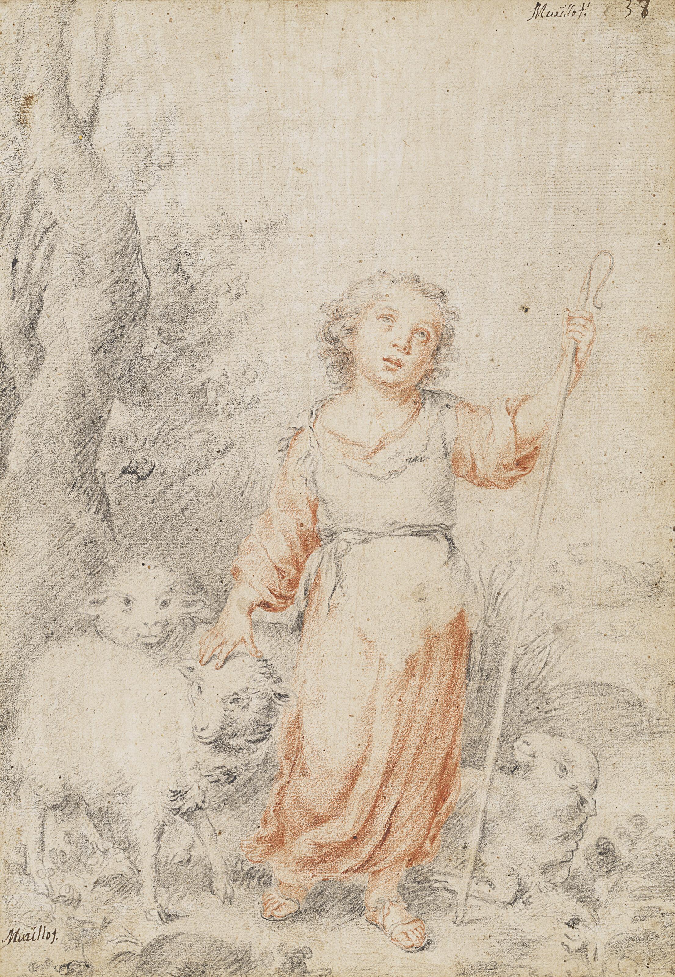 Bartolomé Esteban Murillo - Le Jeune Christ Comme Le Bon Berger