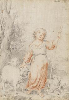 Bartolomé Esteban Murillo - Le Jeune Christ Comme Le Bon Berger