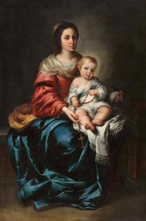 Bartolomé Esteban Murillo - Rosenkranzmadonna