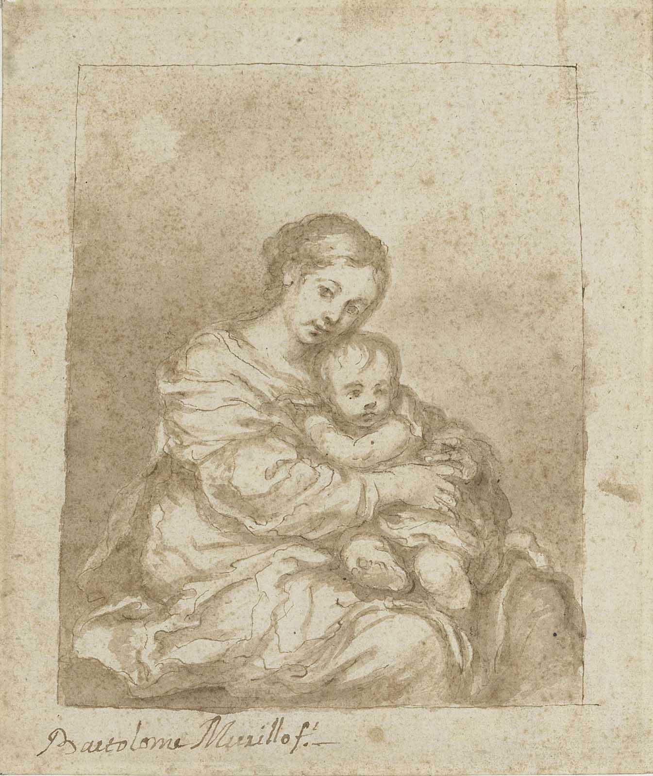 Bartolomé Esteban Murillo - The Madonna and Child