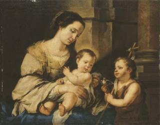Bartolomé Esteban Murillo - The Virgin and Child with the Infant Saint John the Baptist