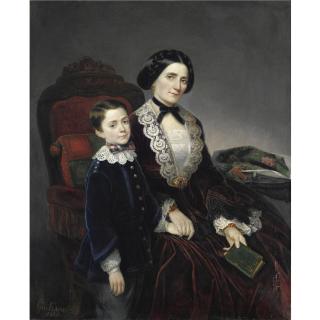 Bartolomeo Giuliano - Ritratto Di Madre E Figlio