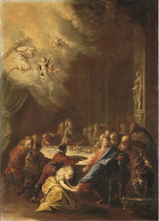 Bartolomeo Guidobono - Christ in the House of Simon the Pharisee