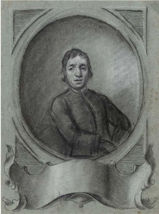 Bartolomeo Nazzari - Portrait of an ecclesiastic, bust-length, in a cartouche; and Portrait of an ecclesiastic, bust-length, holding his hand to his chest, in a cartouche