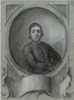 Bartolomeo Nazzari - Portrait of an ecclesiastic, bust-length, in a cartouche; and Portrait of an ecclesiastic, bust-length, holding his hand to his chest, in a cartouche