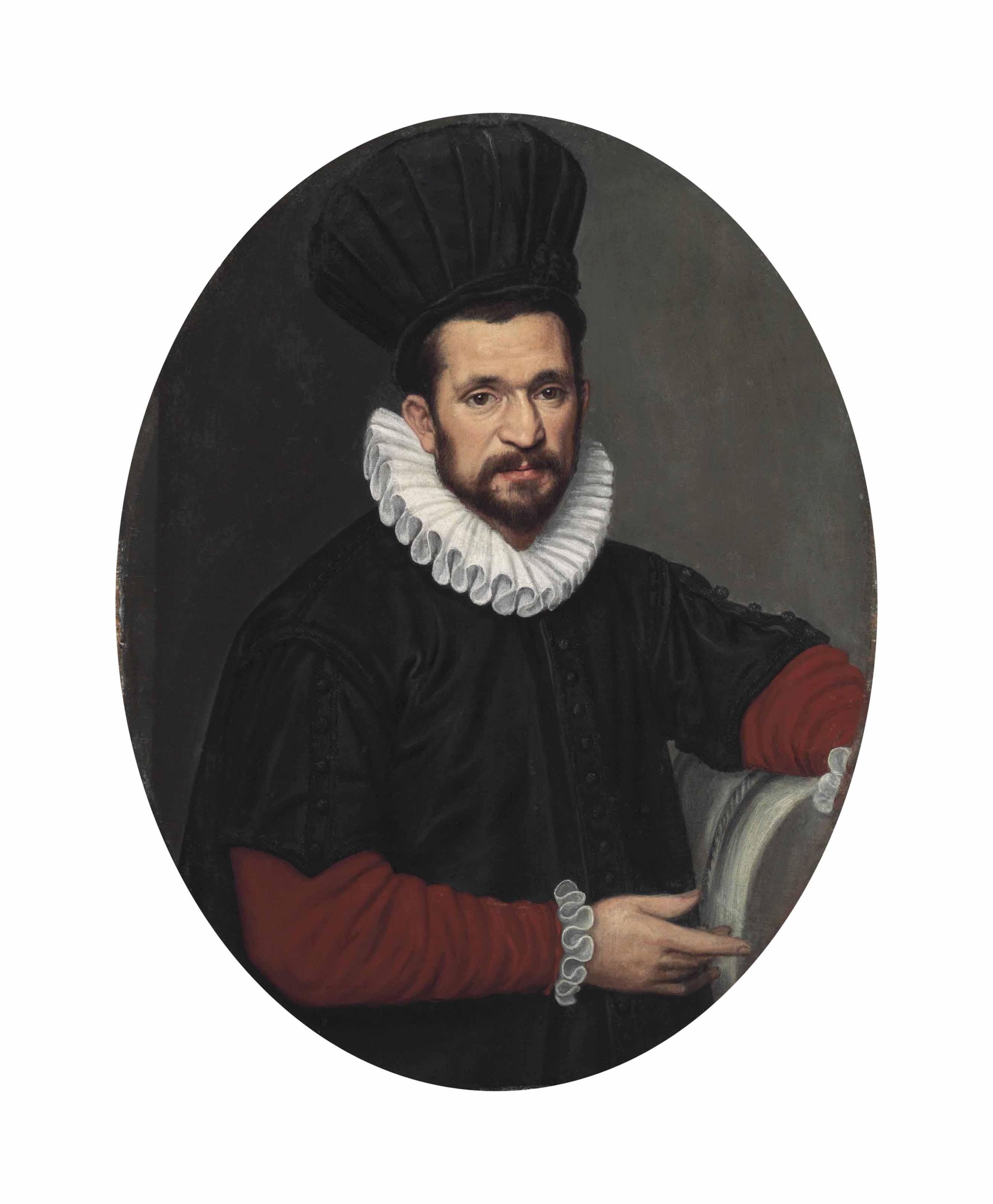 Bartolomeo Passarotti - Portrait Of A Vintner, Half-Length, In A Ruff And Black Hat