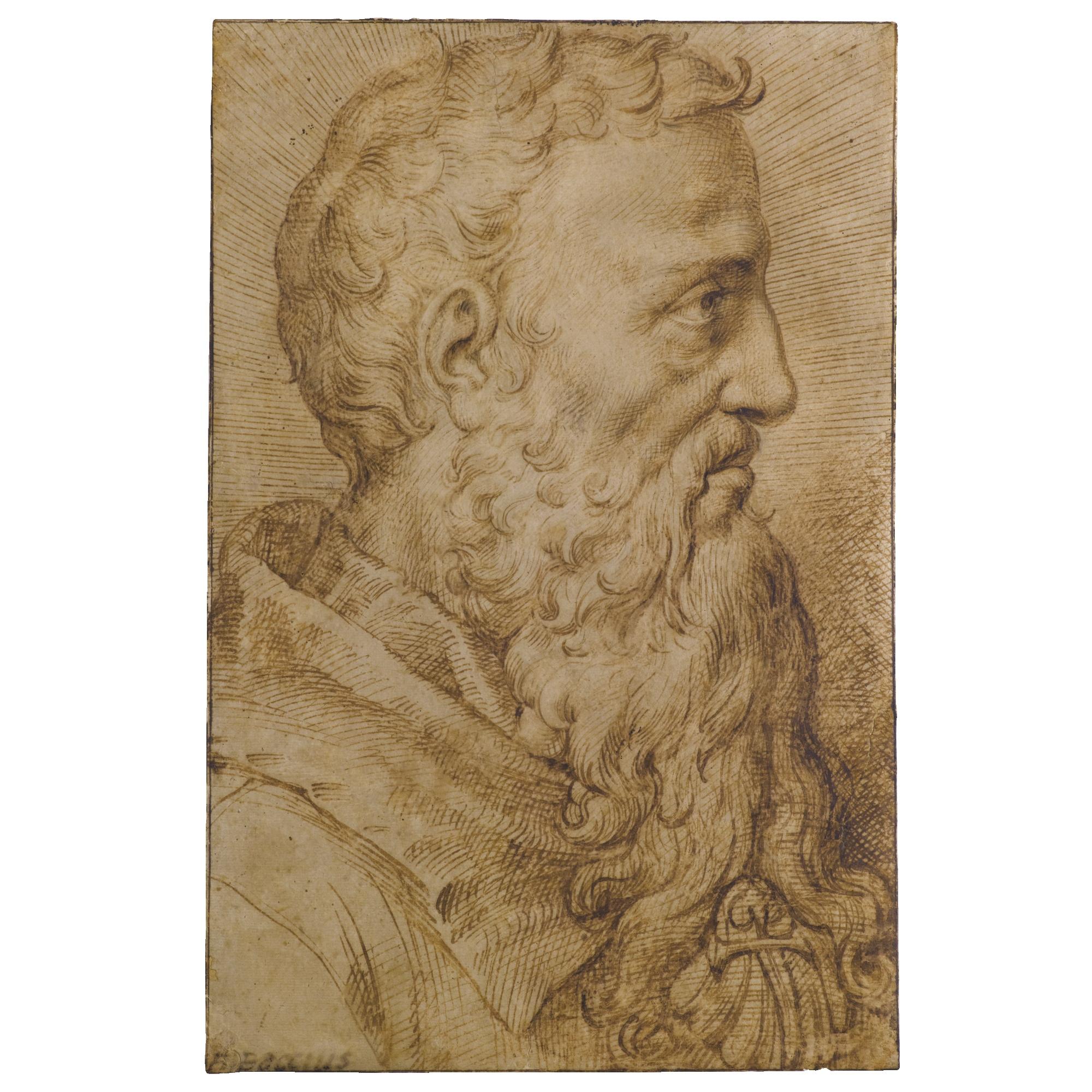 Bartolomeo Passerotti - Portrait Of Baccio Bandinelli, In Profile To The Right