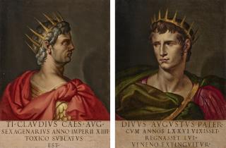 Bartolomeo Passerotti - The Emperor Augustus; and the Emperor Claudius
