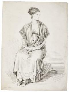 Bartolomeo Pinelli - A Seated Woman
