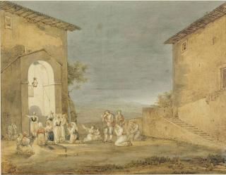 BARTOLOMEO PINELLI - The Night Prayer At Tivoli