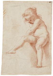 Bartolomeo Schedoni - Study Of A Seated Girl