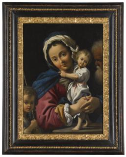Bartolomeo Schedoni - The Holy Family With The Young Saint John The Baptist