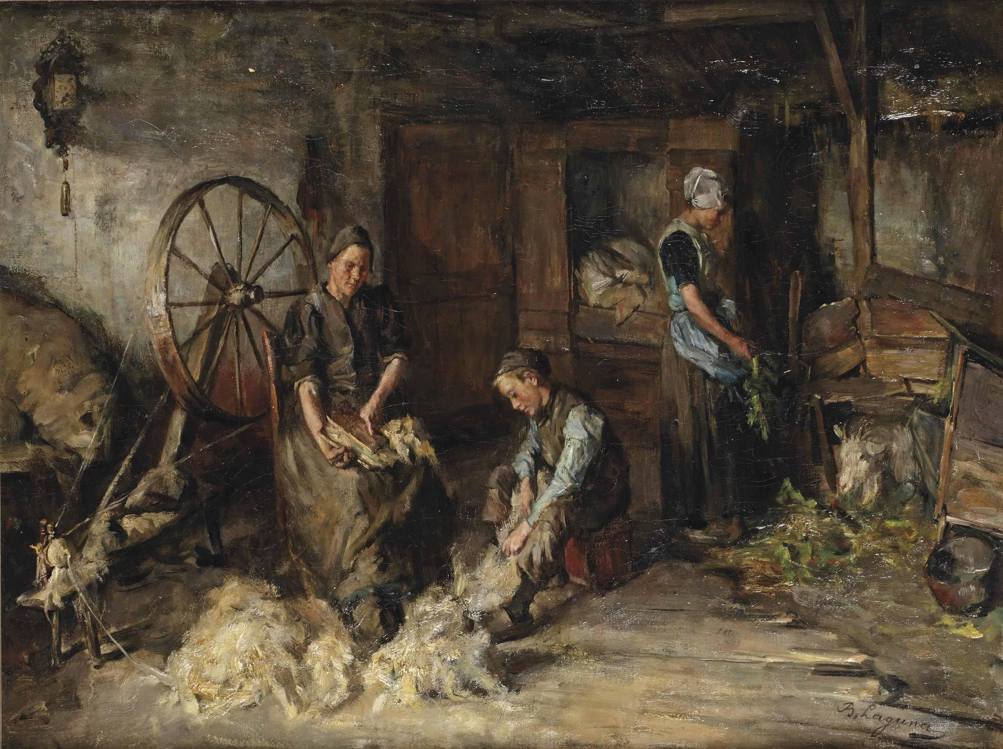 Baruch Lopes de Leao Laguna - Daily Activities Around The Spinning Wheel