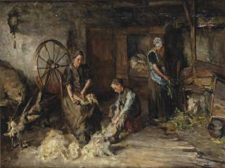 Baruch Lopes de Leao Laguna - Daily Activities Around The Spinning Wheel