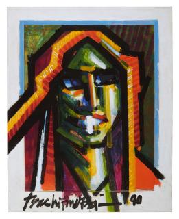 Bashir Mirza - Untitled (Face)