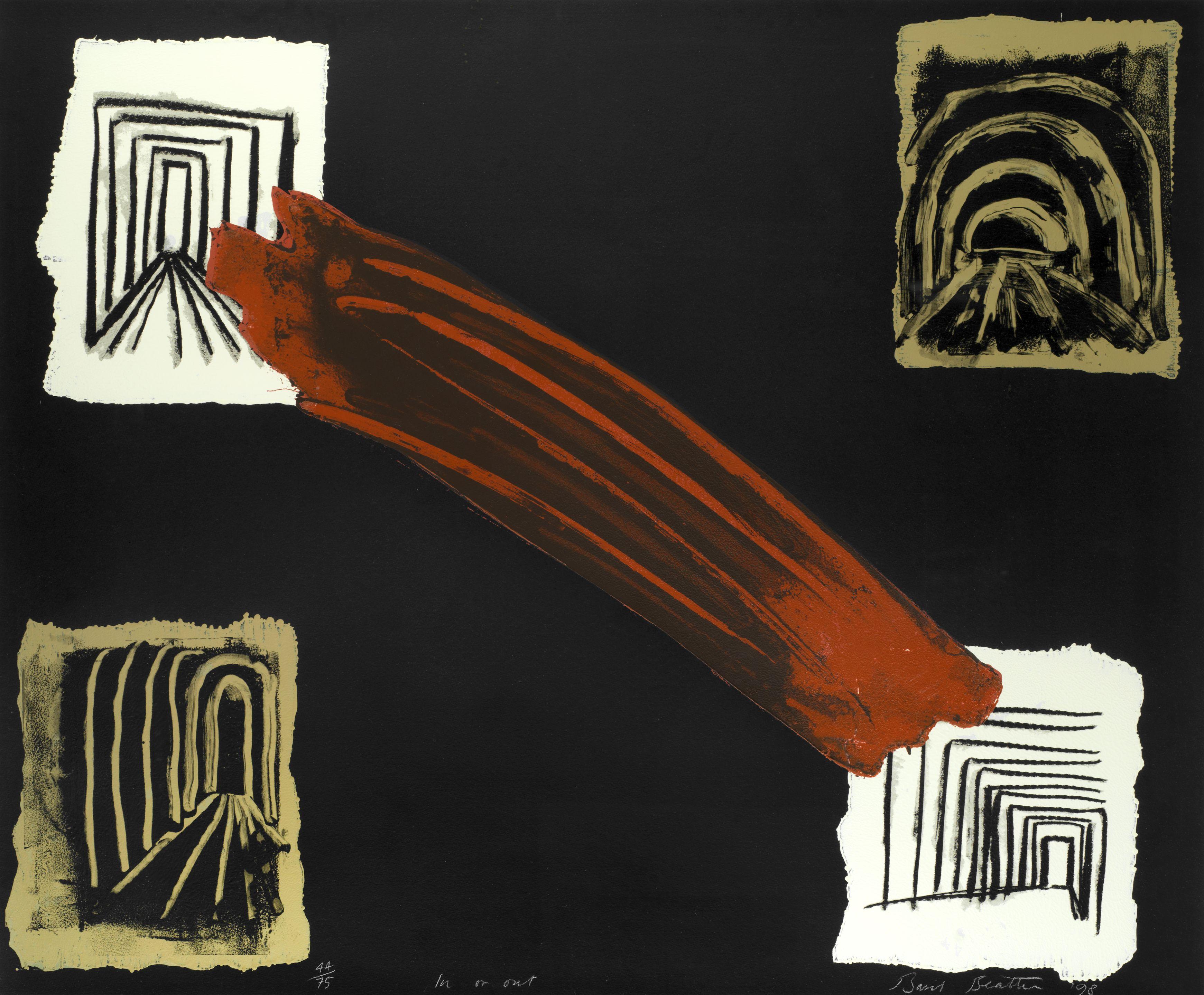 Basil Beattie - In, Out, Cut