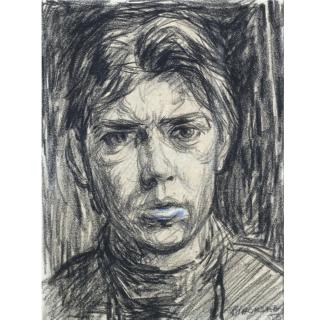 Basil Blackshaw, H.R.H.A - Self Portrait