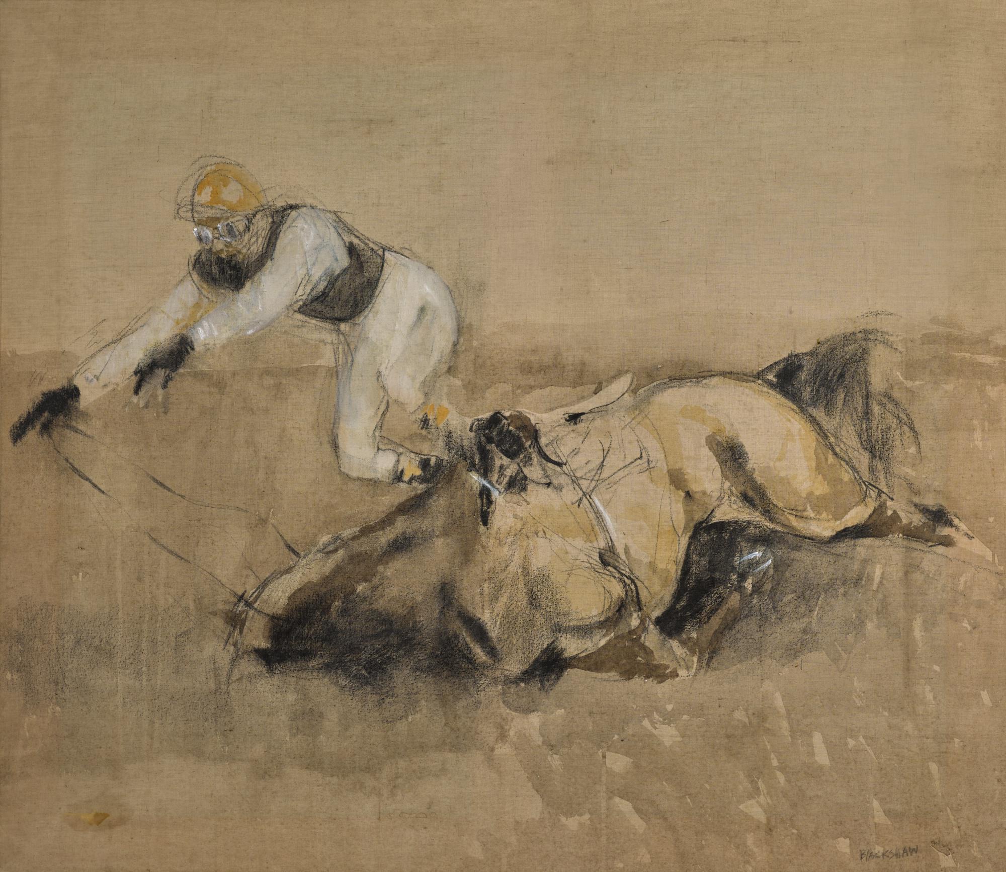 Basil Blackshaw, H.R.H.A - The Fall