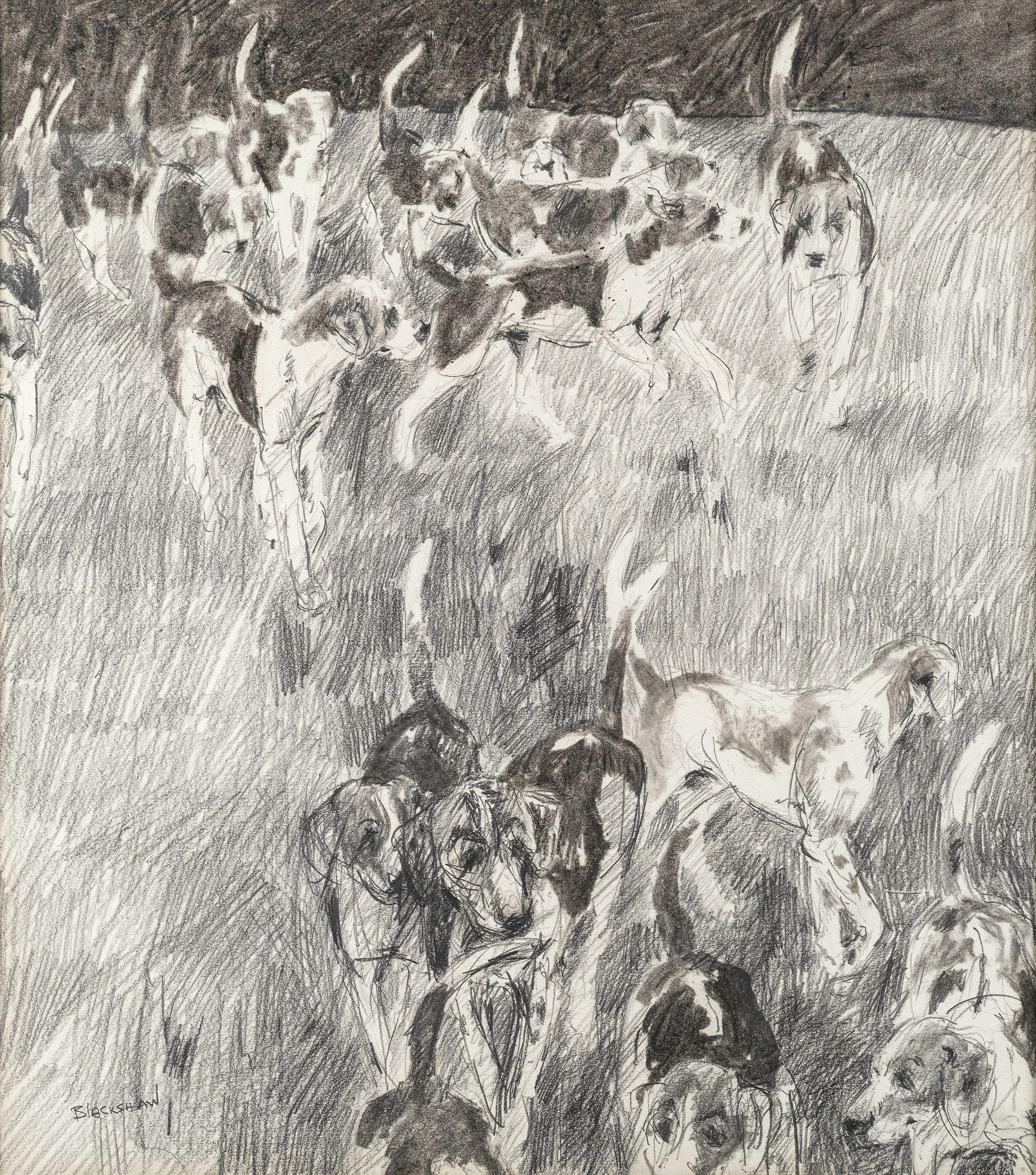 Basil Blackshaw - Foxhounds