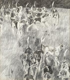 Basil Blackshaw - Foxhounds